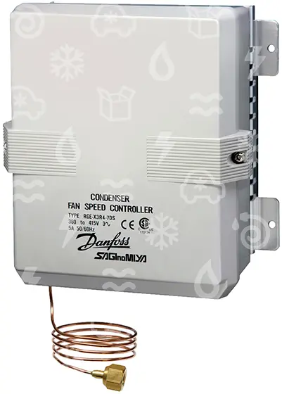regulátor otáček Danfoss RGE-X3R6-7DS, R410A 0,2-5A 400V/3/50/60Hz